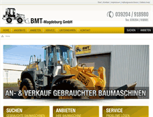 Tablet Screenshot of bmt-magdeburg.com